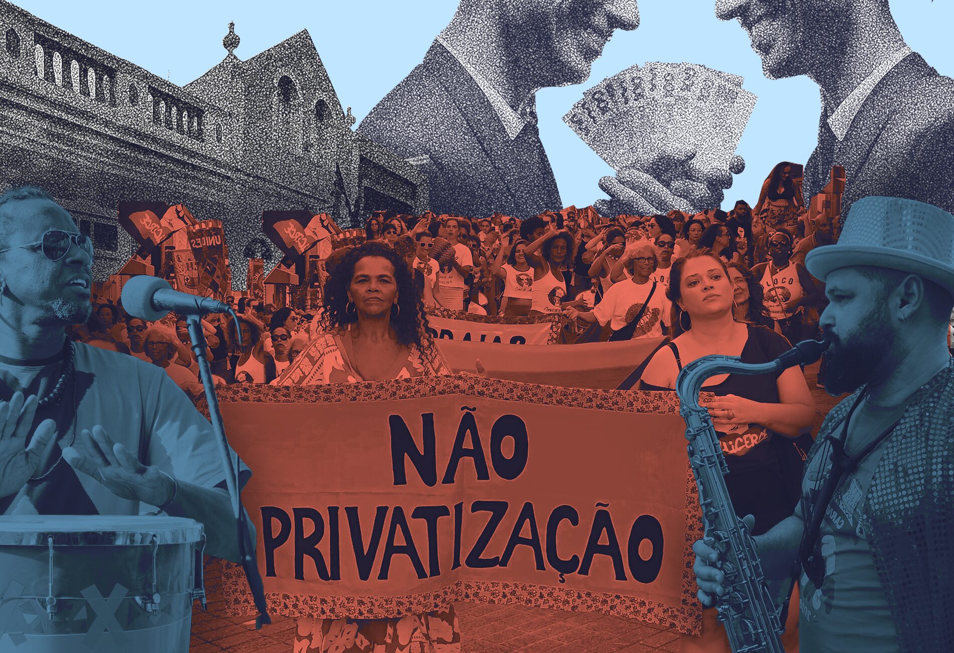 Blocos de rua se unem contra a privatização do Carnaval